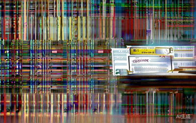 跨境电商合规主题封面图：海关文件、物流集装箱、知识产权证书与地球仪摆放在木质桌面上，象征税务、物流与知识产权三大核心