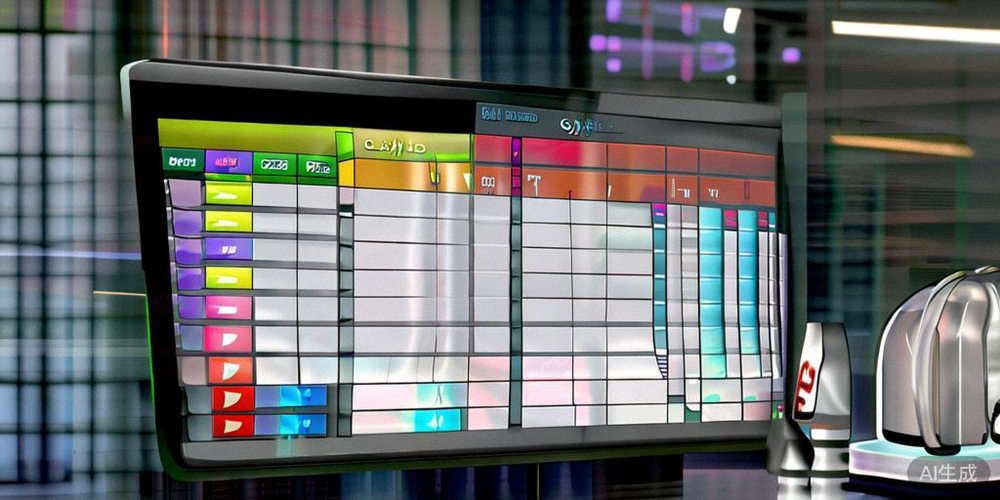 竞品分析对比表格在屏幕上展开，旁边摆放着多个竞品实物进行对比评测