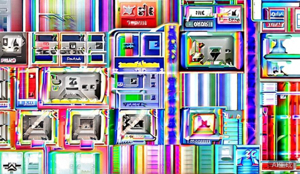 拼贴画展示不同国家社交媒体用户的典型内容，如美国Instagram、日本Twitter和巴西TikTok的界面风格对比