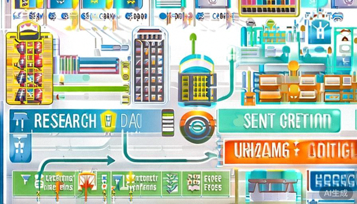 SEO优化工作流程图，展示从关键词研究到内容创建与链接建设的全过程