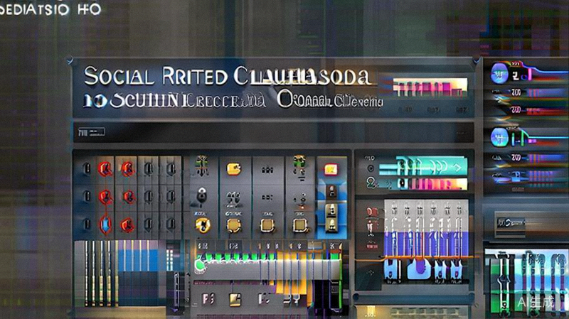 数据驱动的社交媒体内容日历仪表盘，显示发布时间、内容类型与互动数据