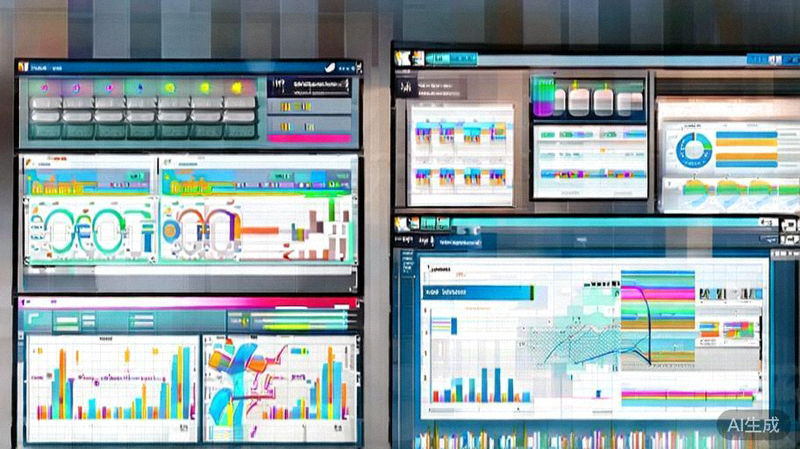 数据驱动选品：各种市场分析工具界面与数据图表可视化展示