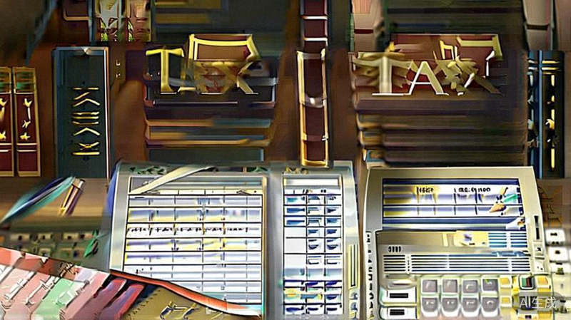 税务申报表格、计算器与多国货币摆放在一起，背景是税法的相关书籍