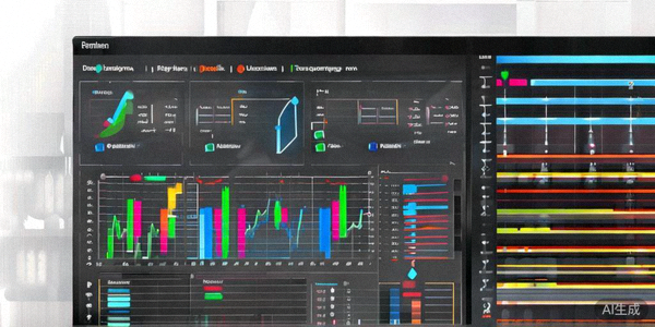 一个高转化率独立站的仪表盘界面，显示流量和销售数据图表