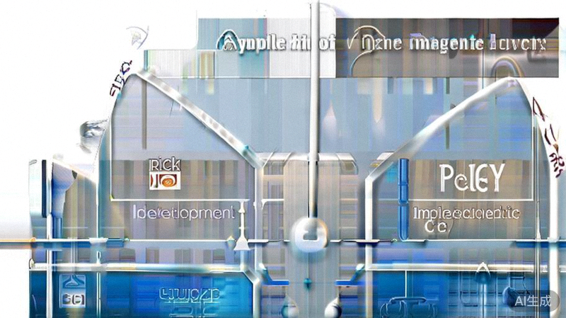 合规管理循环图，包含风险识别、政策制定、执行监控和定期审计四个环节