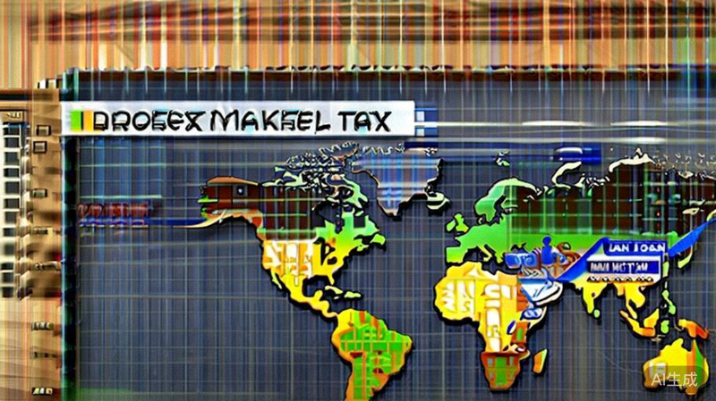 世界地图上标注着欧盟、美国、英国、澳大利亚等主要市场的税务图标和税率说明